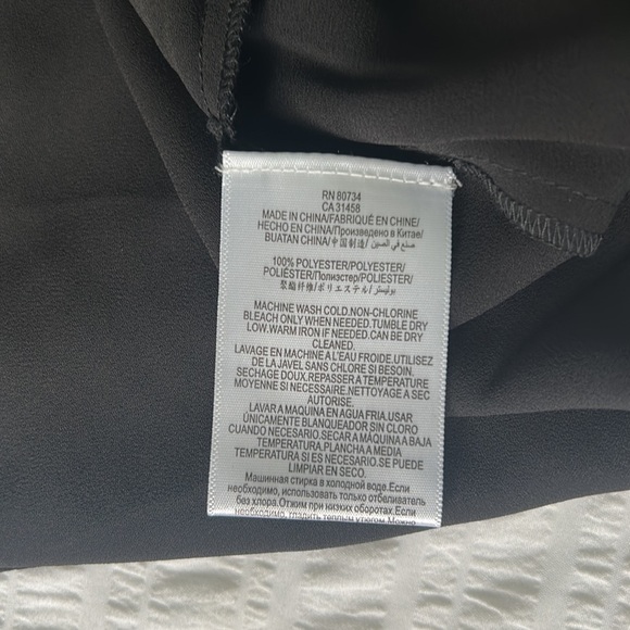 BCBGMaxAzria Womens Black Mini Wrap Skirt Lightweight Elegant NWT Size XS - Picture 9 of 10